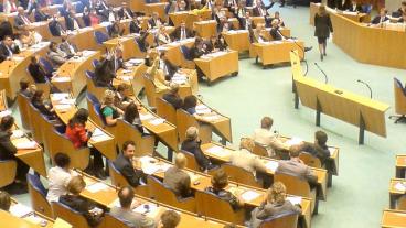 Det nederländska parlamentets underhus. Arkivbild.