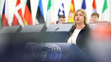 Karin Karlsbro (L) är den enda svenska EU-parlamentarikern som ställer sig bakom parlamentets förslag på nya EU-vallagar. 