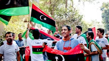 Jubel över Gadaffis fall. EU får en mindre roll i återuppbyggnadet av Libyen