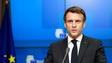 Frankrikes president Emmanuel Macron vill stärka EU:s försvarssamarbete. 