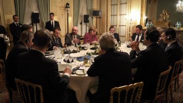 Sverige var inte bjuden när tunga EU-ledare pratade ihop sig inför toppmöte i Bryssel.  