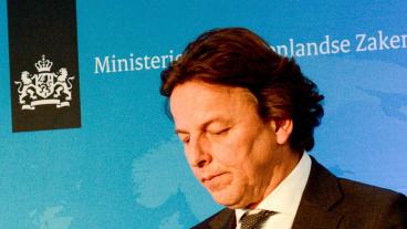 Nederländerna utrikesminister Bert Koenders gillar inte utfallet i folkomröstningen. Arkivbild.