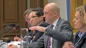 Statsminister Fredrik Reinfeldt menar att ett lärlingssystem likt det i Österrike kan vara en modell för Sverige. Arkivbild.