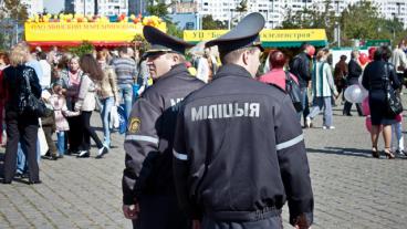 Rättssystemet i Vitryssland är sedan länge bara ett spel för galleriet, skriver Caroline Szyber. Arkivbild.